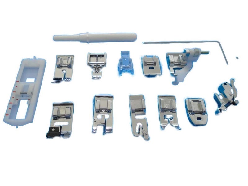Ngosew Low Shank Presser Foot Feet Kit Set Compatible With Singerr Simple 3116,2263,3221,3223,3232,3337,3229 - Image 1